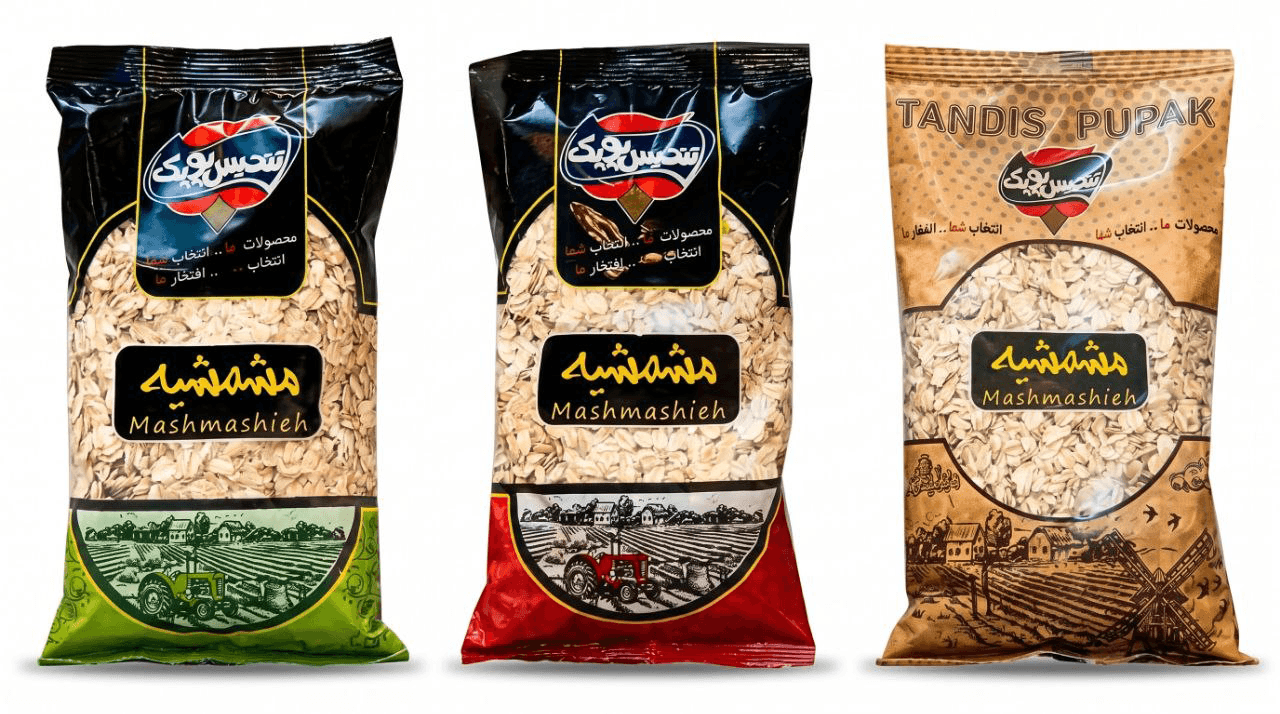 جو بلغور (بسته‌بندی)